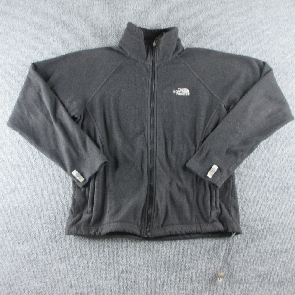 The North‎ Face Jacket Womens Small Black TKA 200 Fleece Full Zip Outdoor Hiking
